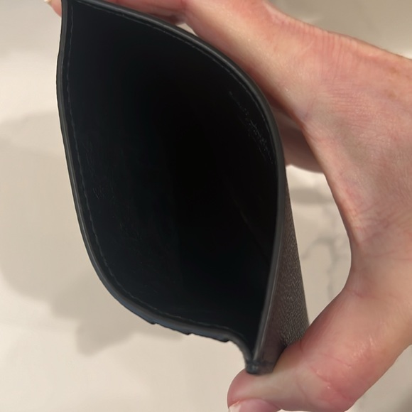 Ysl Saint Laurent Uptown Leather Card Holder Case Wallet insert Pristine - Picture 8 of 9